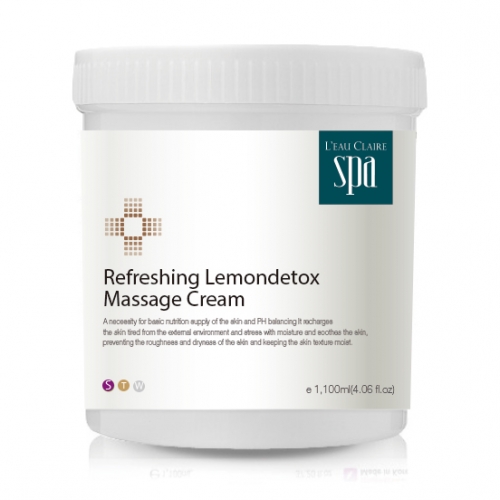 Refreshing Lemon Detox Massage Cream (Soothing) 1100ml